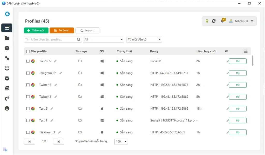Hình ảnh phầm mềm GPM Login Crack