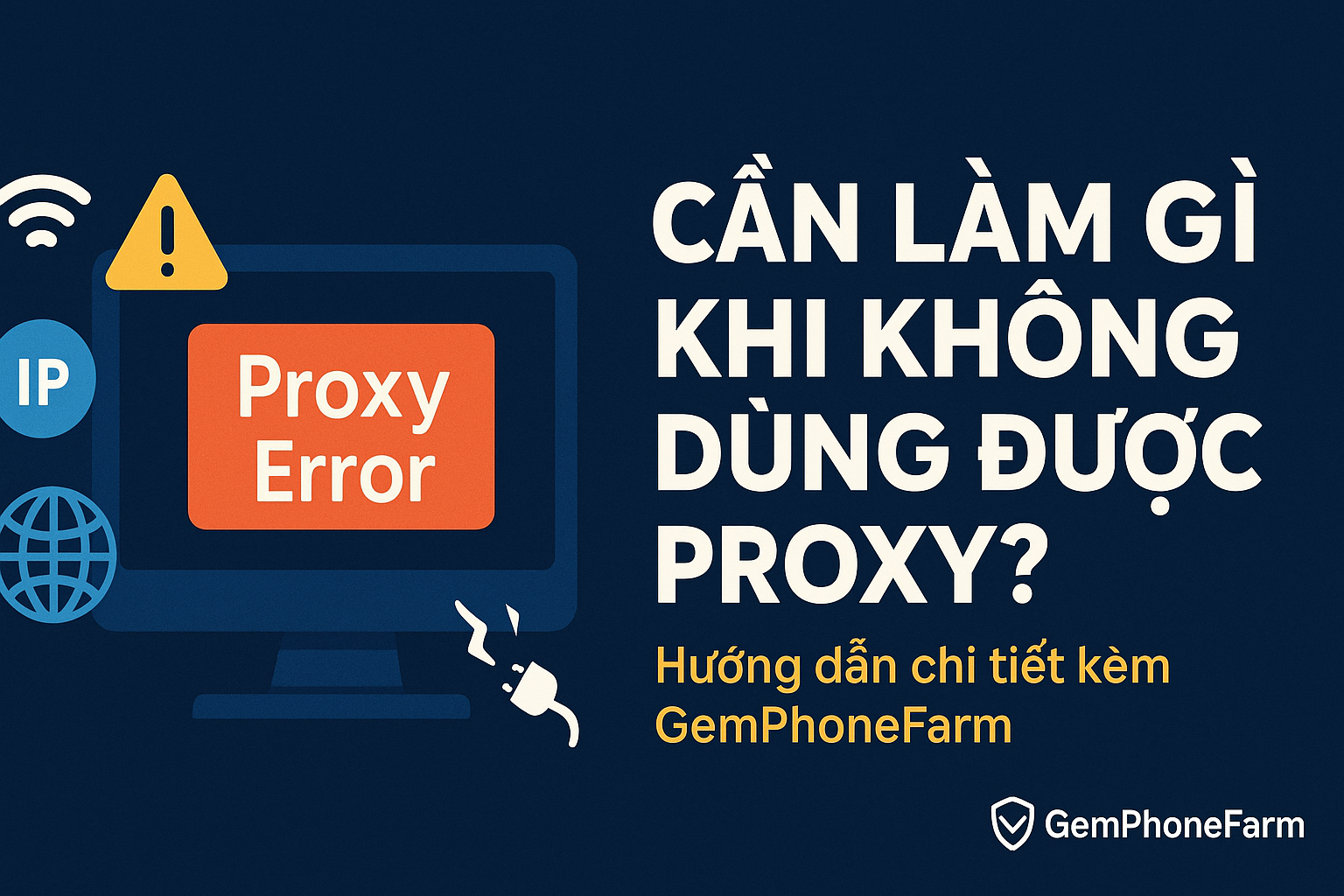 Khi mua proxy mà không dùng được – bạn cần làm gì?