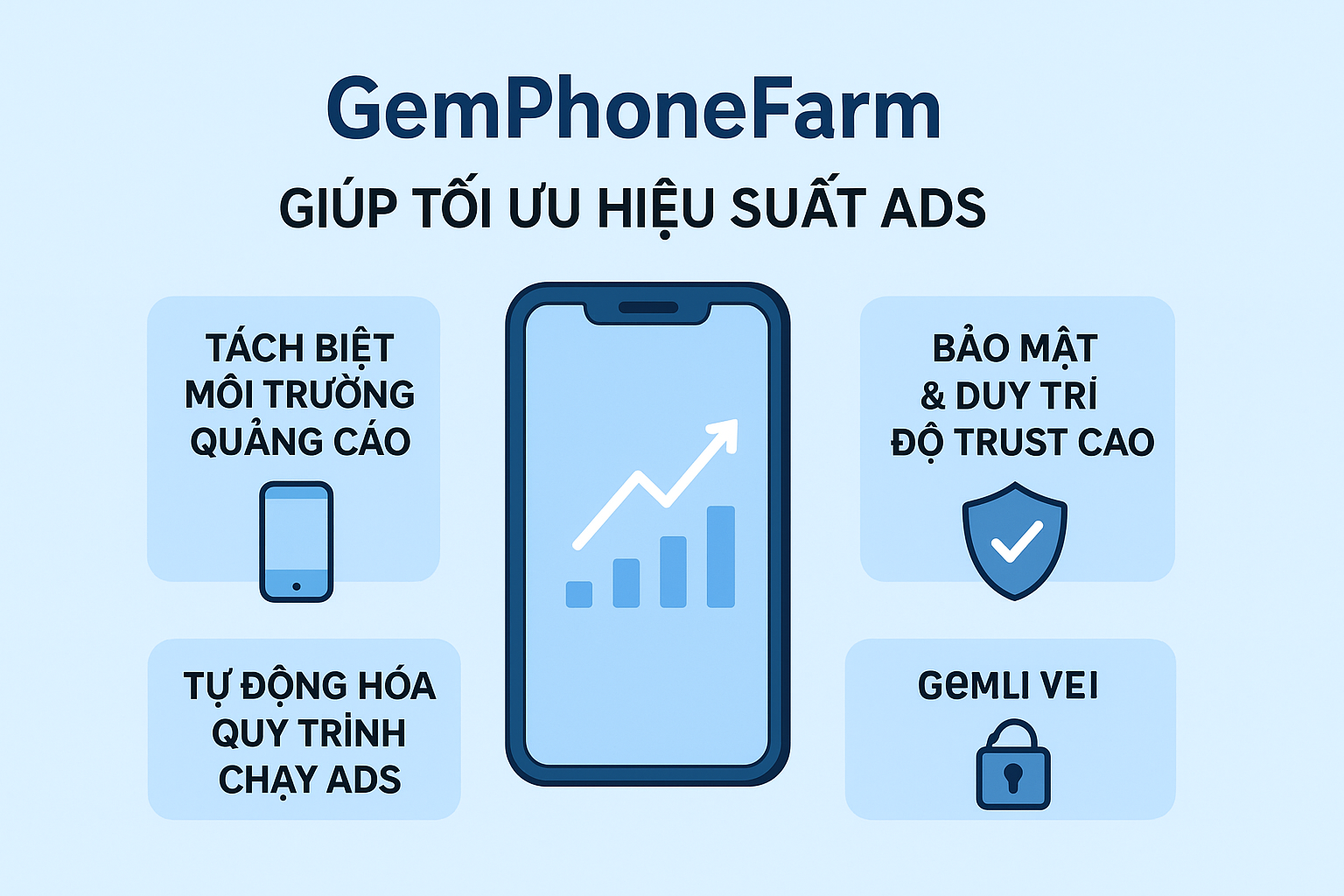 Sử Dụng GemPhoneFarm Để Tối Ưu Hiệu Suất Ads (Google, Facebook, TikTok) 2 Sử Dụng GemPhoneFarm Để Tối Ưu Hiệu Suất Ads (Google, Facebook, TikTok)