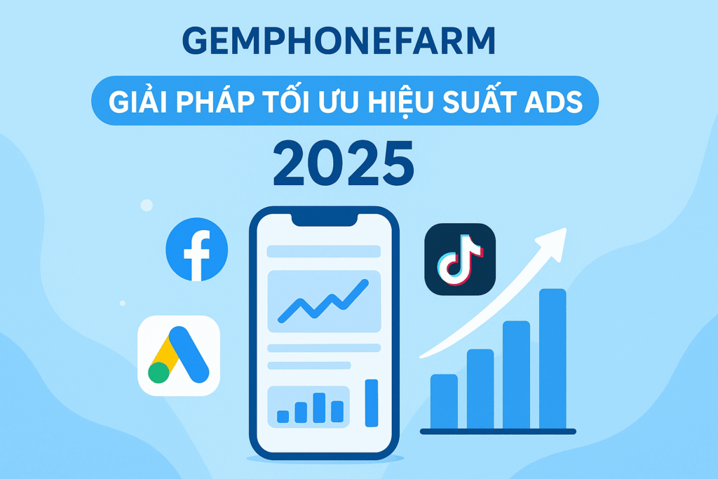Используйте GemPhoneFarm для оптимизации эффективности рекламы (Google, Facebook, TikTok)